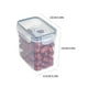thumbnail image 3 of Fiudx Tanque de Almacenamiento Transparente, Hermético, Tapa a Prueba de Humedad, Diseño Compacto, Recipientes de Plástico Transparente, Organizador de Cocina, Juego de 5, Ideal para Despensa y Refri, 3 of 6