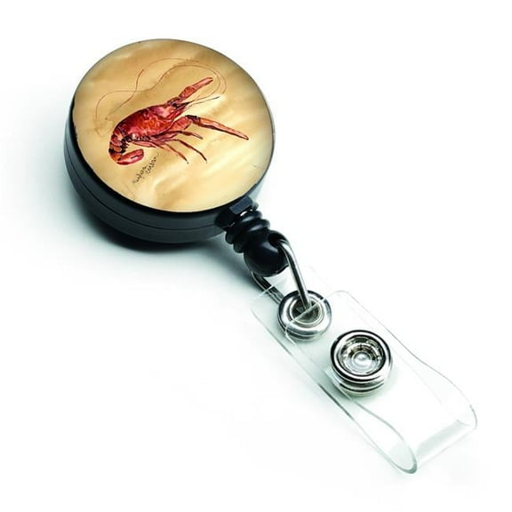 Carolines Treasures 8230BR Crawfish Retractable Badge Reel