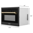 thumbnail image 4 of ZLINE KITCHEN AND BATH MWOZ24BSCB built in microwave, 4 of 5