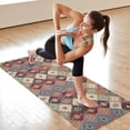 thumbnail image 6 of Orange Ethnic Rhombus Pattern Hot Yoga Mat Towel Non Slip for Hot Yoga - Quick-Drying Yoga Mat Cover with 4 Corner Pockets with Travel Bag - Hot Yoga Towel Non Slip 74"x26", 6 of 6