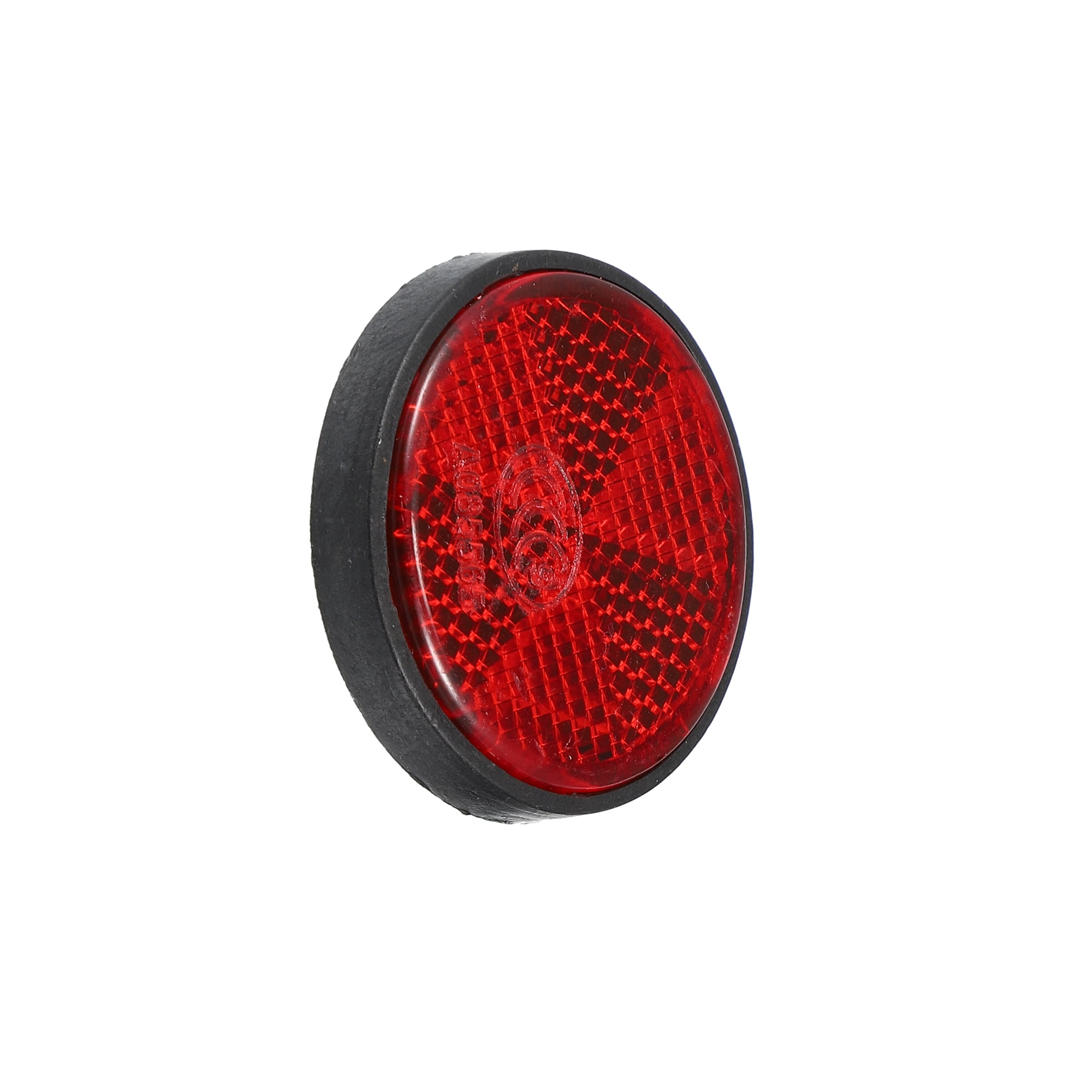 Unique Bargains 2pcs Red Plastic Universal Reflective Reflector for Motorcycle