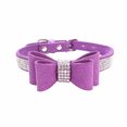 thumbnail image 1 of Liquidation & Promo, Adjustable Soft Leather Collar, Cute Style, Comfortable Fit, for Small Dogs, Daily Use, Training Aid, Durable Construction, Travel Collar Akmoler Liquidation & Promo | , Purple, 1 of 1