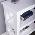 thumbnail image 4 of Newport Glossy White Low Bookcase, 4 of 6