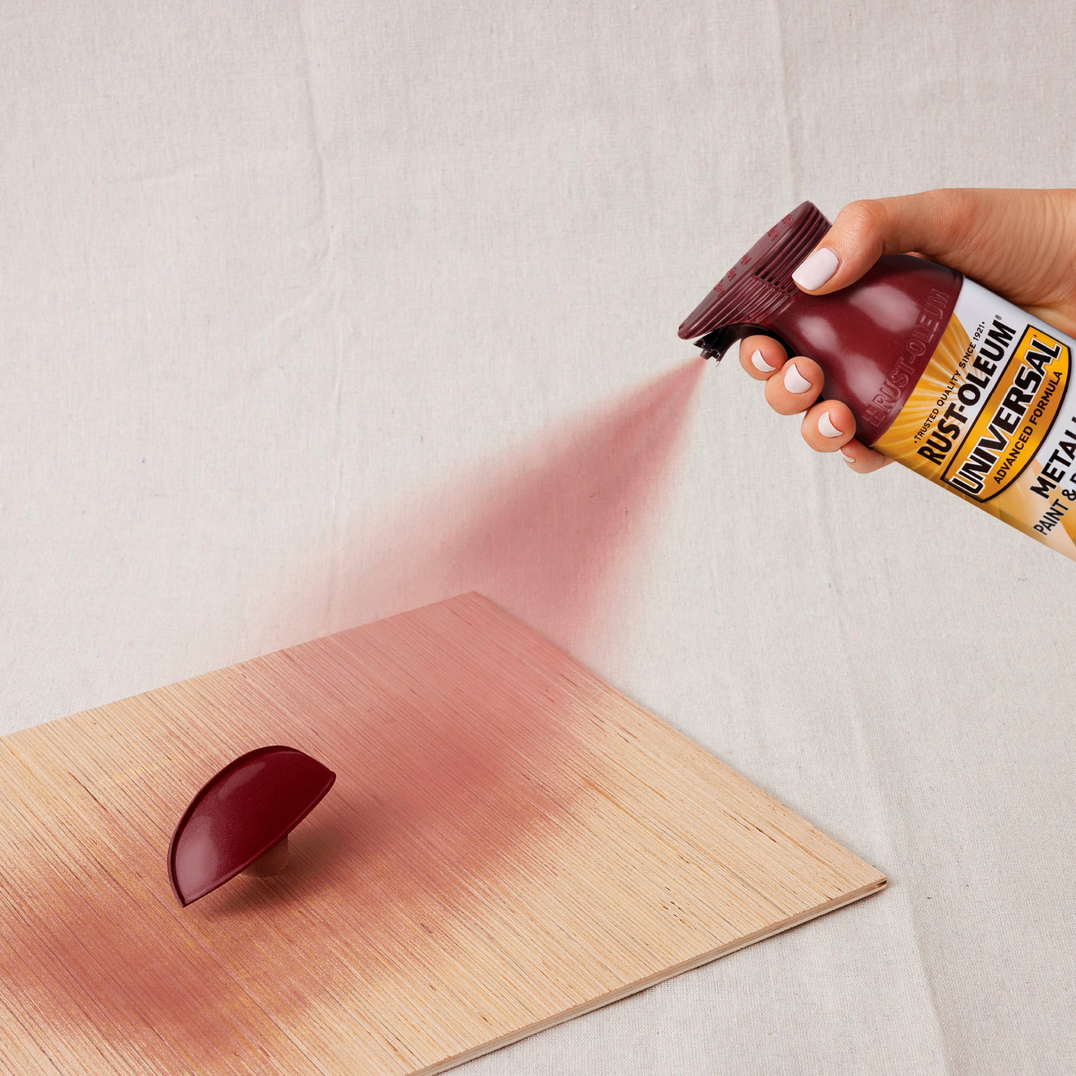 6 Pack, Dark Cherry, Rust-Oleum Universal All Surface Interior/Exterior Metallic Spray Paint-331200, 11 oz