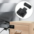 thumbnail image 6 of Baoblaze Password Rotary Hasp Lock Small Door Cupboard Sheds 3 Digit Combination Lock Black, 6 of 7