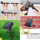 thumbnail image 3 of Dinheiro Barra de luz LED solar para exteriores, 8 modos, luces solares flexibles impermeables para jardín/hogar/patio, 3 of 5