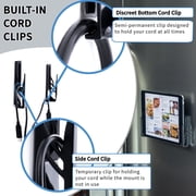 Koala Wall Mount 2.0; Damage-free Universal Dock for Smartphone, Tablet, eReader by Dockem; for iPad 1, 2, 3, 4, Air, Mini, iPad Pro, Samsung Galaxy Tab/Note, Google Nexus, Microsoft Surface (Black)