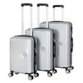thumbnail image 1 of HIKOLAYAE Upright Luggage with 8-Wheel Spinner in Azure Blue, 3 Piece - TSA Compliant, 1 of 3