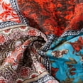 thumbnail image 4 of WannaToo Quilt King Size Comforter Cotton Bedding Set With Shams, Blue & Red, 4 of 7