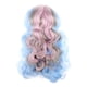 thumbnail image 2 of 12 buenas, juguete de juguete muñeca peluca larga cabello rizado con cuero cabelludo mixto para muñeca Azul, 2 of 7