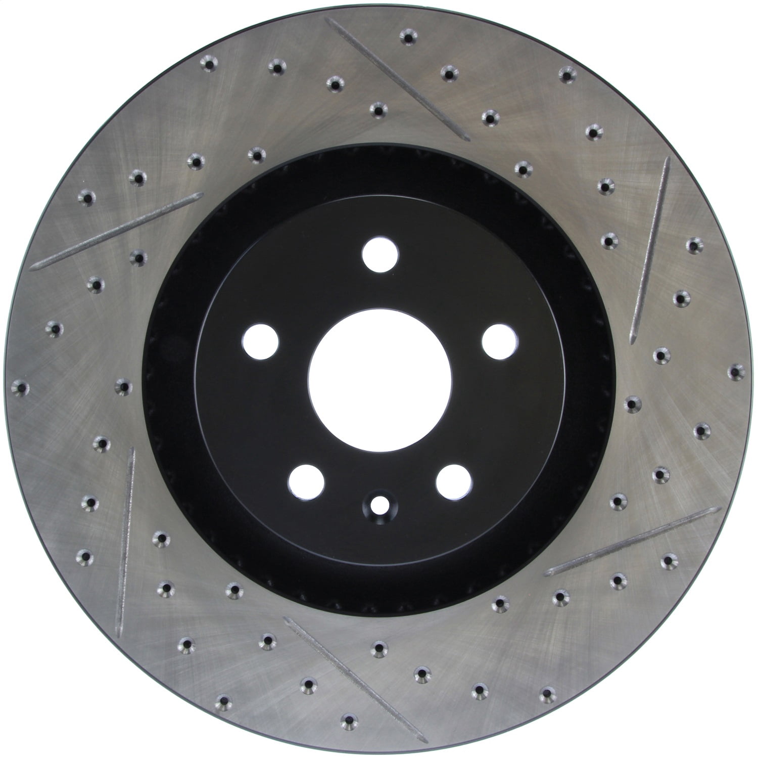 Centric Parts Slotted-Drilled Disc Brake Rotor CE127.62128L Fits select: 2015 CADILLAC CTS, 2012-2015 CHEVROLET CAMARO ZL1