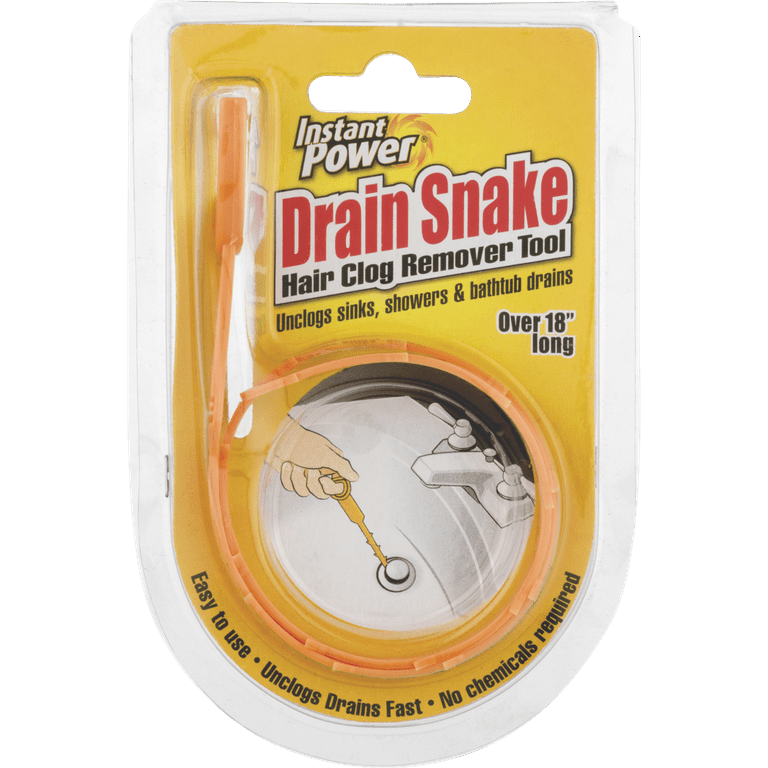 Instant Power Drain Snake Hair Clog Remover Tool 