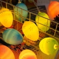thumbnail image 4 of onlyliua Seasonal Promotion Led Easter Light String Colored Eggs Light String Colored Eggs Light String Holiday Decorative Eggs Battery Box Colored Lights, 4 of 6