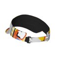 thumbnail image 3 of Disketp Construction Signs Sun Visors for Women Men Unisex Tennis Golf Visor Hat Adjustable Summer Hats Sport Outdoor Visor Hat UV Protection Cap, 3 of 8