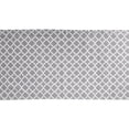 thumbnail image 3 of Contemporary Home Living Slipped Quatrefoil Cotton Table Runner - 108" - Stone Gray and White, 3 of 6