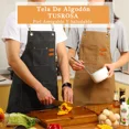 thumbnail image 2 of 2piezas Mandil Ajustables De Lona Para Chef-barbacoa-barista, 2 of 7