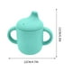 thumbnail image 2 of Vaso de silicona para bebés, vaso de aprendizaje para refrigerios con pajita, vaso de entrenamiento para evitar caídas, vaso de agua, 2 of 5
