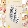 thumbnail image 3 of Cats Pet Paw Baby Muslin Washcloths Soft Absorbent Face Towel,Dog Kitten Footprint Burp Cloths Cotton Bath Wipes 5 PCS Infant Wash Cloth for Newborn Boys Girls 12"x12", 3 of 7