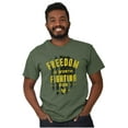 thumbnail image 4 of Freedom Fight Tactical American Flag Men's Graphic T Shirt Tees Brisco Brands S, 4 of 6