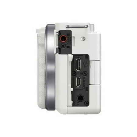 Sony - Alpha ZV-E10 Mirrorless Vlog Camera - Body Only - White