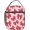 Pink Bow, variant on Polka Dot Red Bow Insulated Lunch Bag, Lunch Box for Office Travel, Lunch Bag for Men and Women