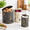 Terazzo-Potato, Onion, Garlic Set, variant on Terazzo-Potato, Onion, Garlic Set Metal Vegetable Storage Bins for Kitchen Organization