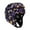 Purple Yellow, variant on Rugby Helmet Headguard Headgear Adjustable Padding Polyester Foam Adults Soccer Football Use