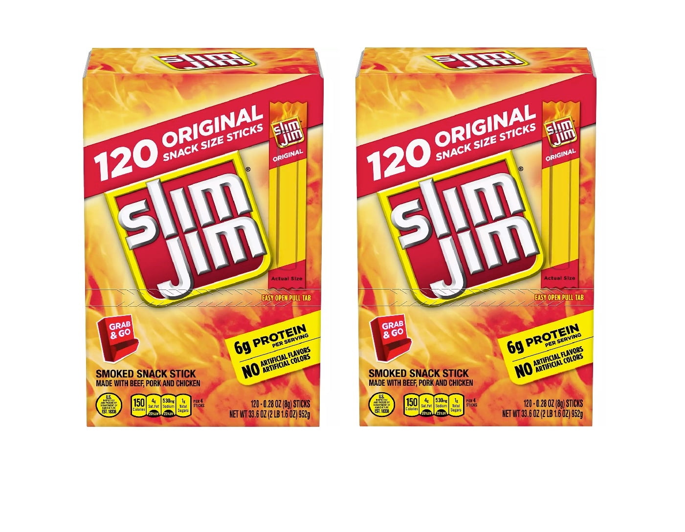 Slim Jim Original (120 ct.) 2PK