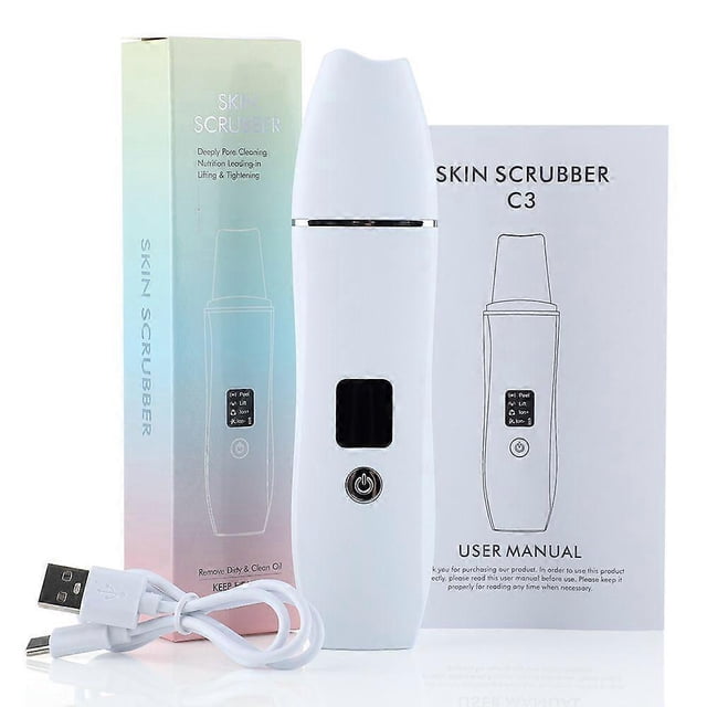 Ultrasonic vibration skin scraper, micro-current lifting and firming blackhead scraper, beauty introduction instrument, cleansing keratin
