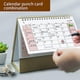 thumbnail image 5 of 2025 Skrivbordskalender Liten Enkel Bordskalender Stående Flip Kalender 2025 NY, 5 of 5