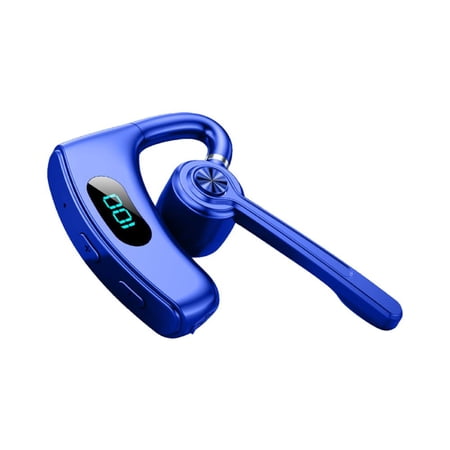 JOGZMZ Business Bluetooth Earphones Wireless Ear Hanging Non in Ear Noise Reduction Digital Display Long Microphone High Battery Long Battery Life