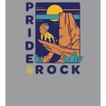 thumbnail image 2 of Boy's Lion King Pride Rock Badge  Pull Over Hoodie Athletic Heather Medium, 2 of 4