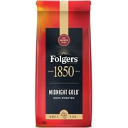 Folgers, 1850 Midnight Gold, Whole Bean Coffee, 340g/12oz.