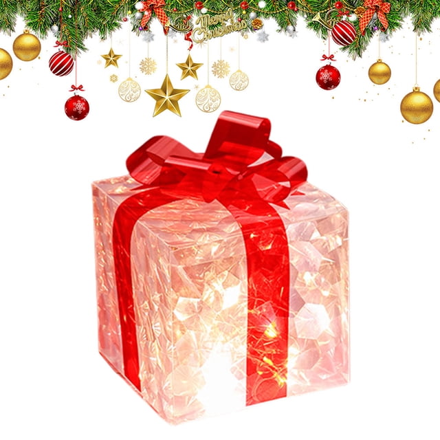 Cajas Navidad Regalo Iluminadas Juego 3 Light Up (M)