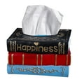 thumbnail image 6 of Vintage Resin Books Model Tissue Box Napkin Holder Paper Case Home Decor(G202), 6 of 8