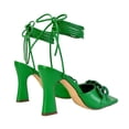 thumbnail image 2 of XY London Womens Rhegan Chain Detail Lace Up High Heels, 2 of 4