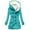 Green, variant on WRKEKC Women's Hooded Toggle Coat Double Breasted Fleece Lined Mid-Length Solid Color Elegant Commute Parka for European and American Style Red XXL