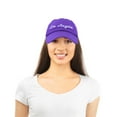 thumbnail image 3 of DALIX Los Angeles Baseball Cap Mens Womens Hats LA in Purple, 3 of 7