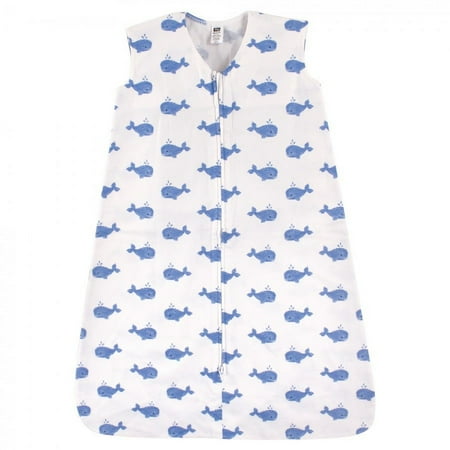 UPC: 0660168510454 | Hudson Baby Infant Boy Cotton Sleeveless Wearable Sleeping Bag Sack Blanket Whale 6-12 Months