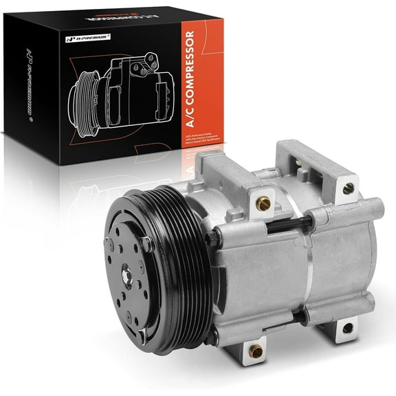 A-Premium Air Conditioner AC Compressor with Clutch Compatible with Ford Ranger 3.0L 2002-2008, Mazda B3000 3.0L 2002-2008