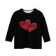thumbnail image 5 of Blusas y camisas de manga larga con cuello redondo y estampado infantil, manga 3/4/cuello redondo tres cuartos, camisa y top para niños, top de poliéster para niños, 5 of 5