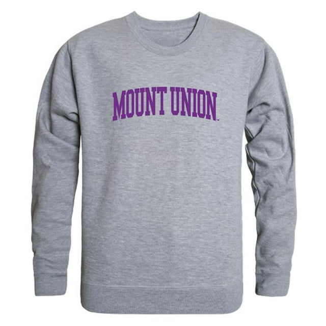 W Republic 543-348-HGY-03 Université de Mount Union T-Shirt Col Rond Jour de Match, Gris Chiné - Grand