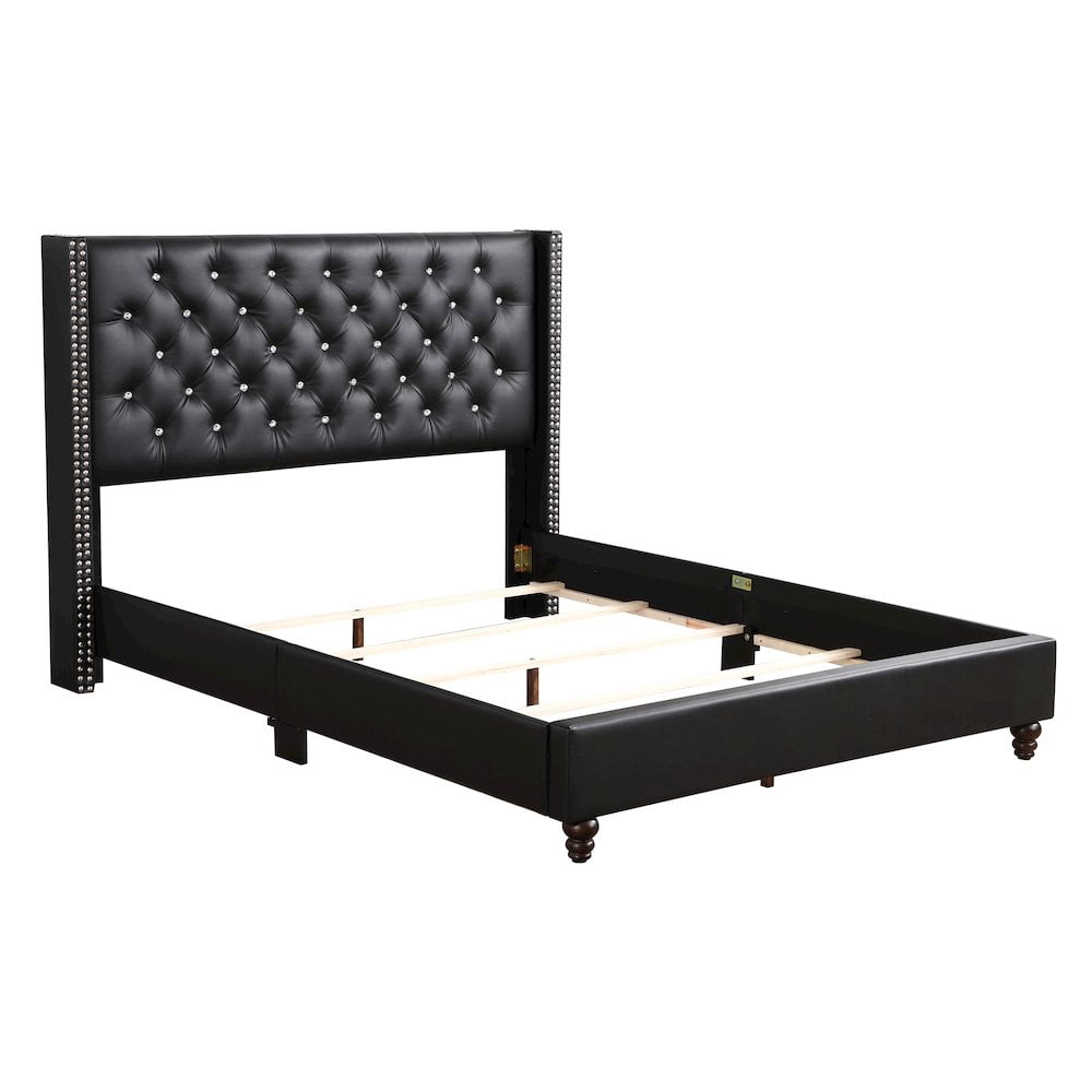Glory Furniture Julie Full Bed in Black Color
