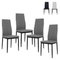 thumbnail image 1 of Set De 4 Sillas Comedor Minimalista Moderno Respaldo Alto, 1 of 6