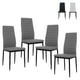 thumbnail image 1 of Set De 4 Sillas Comedor Minimalista Moderno Respaldo Alto, 1 of 6