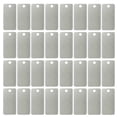 thumbnail image 4 of 50 piezas de placas de grabado, placas de metal, etiquetas rectangulares, etiquetas para material impermeable, adecuadas para pruebas, 4 of 7
