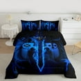 thumbnail image 2 of Castle Fairy 3-Piece Full Size Comforter Set - Christmas Tree Skate Holiday Print, 2 of 8