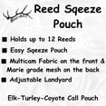 thumbnail image 4 of Bend-Able Reed Quiver Pouch Holds up to 12+ Diaphragm Mouth Call Reeds for Elk, Turkey and Coyote Callers, 4 of 4