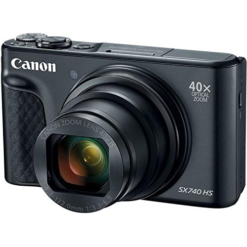 Canon PowerShot SX740 HS Digital Camera (Black) Basic Bundle