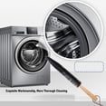 thumbnail image 5 of BOKYAN 24ft Chimney Brush Set, 45 Degree Bendable Cleaning Brush Kit with 18 Flexible Rods, Wooden Handle Fireplace Sweeper, 5.9 inches / 15 cm Head, Black, 5 of 9